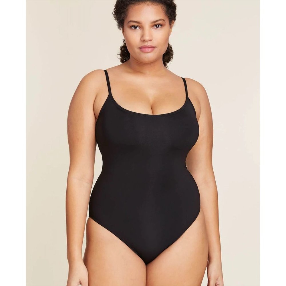 NWT Andie The Full Coverage Amalfi Swimsuit AdjustableStraps RemovablePads S Blk - Picture 1 of 12